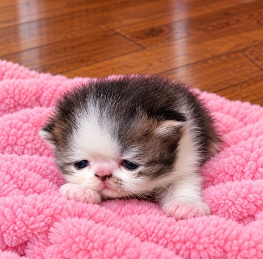 Classic Calico Female Persian Kitten