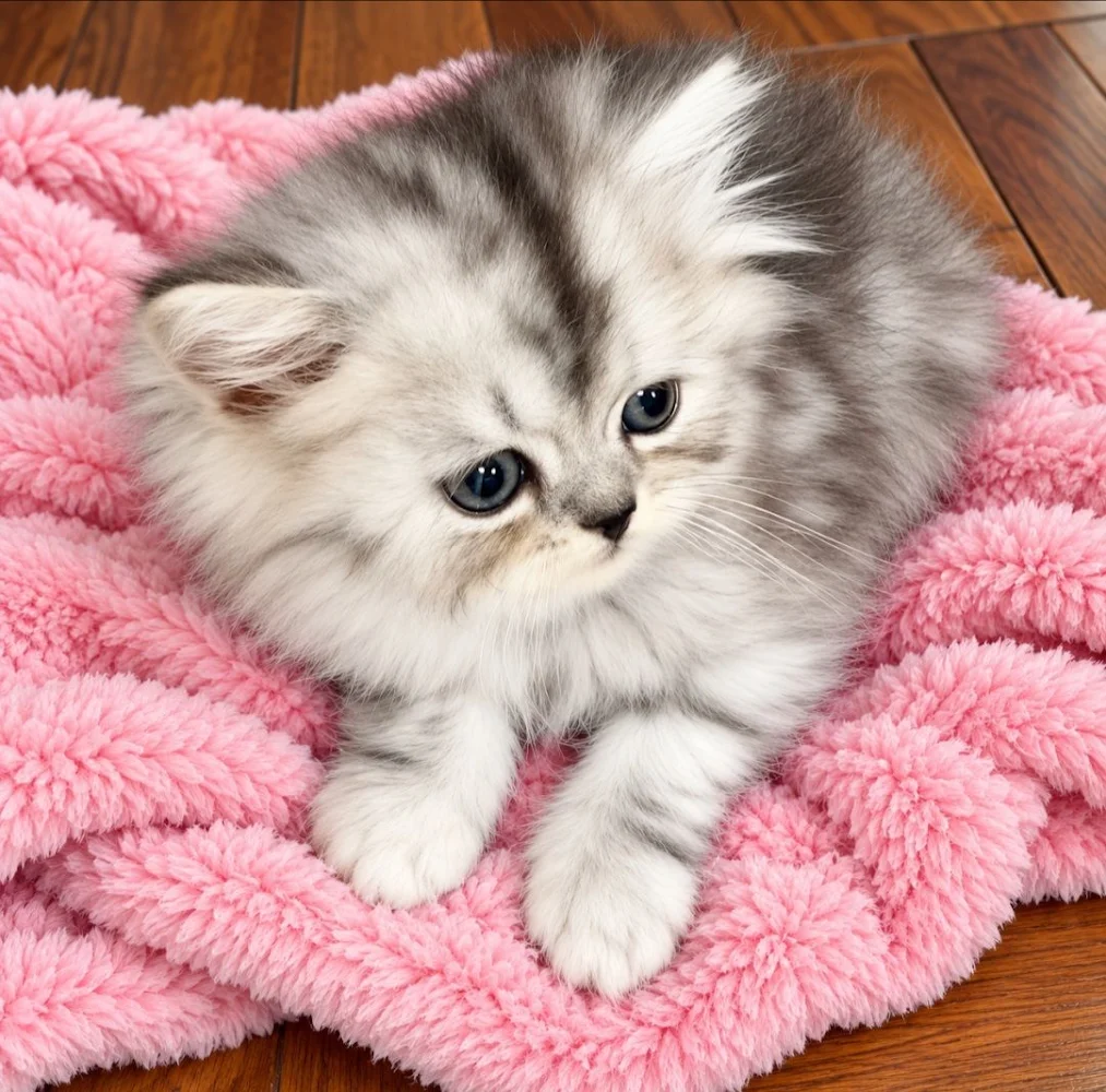 Shaded Silver Female Persian Kitten